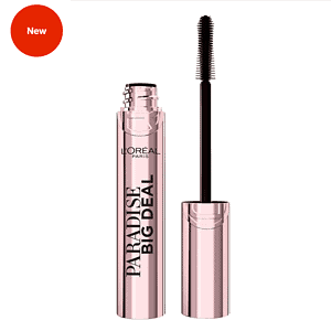 L'Oreal Paris Big Deal Mascara Washable, Buildable, Blackest Black, 0.33 fl oz