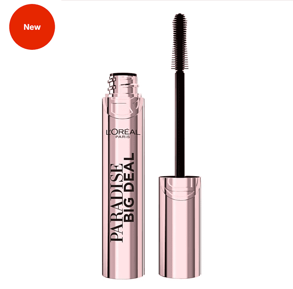 L'Oreal Paris Big Deal Mascara Washable, Buildable, Blackest Black, 0.33 fl oz